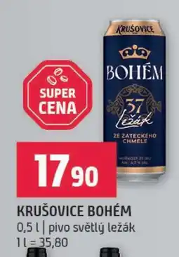 Terno Krušovice Bohém nabídka