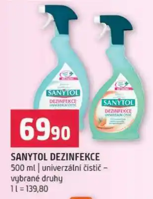 Terno Sanytol dezinfekce nabídka