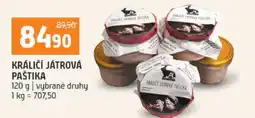 Terno KRÁLIČÍ JÁTROVÁ PAŠTIKA nabídka