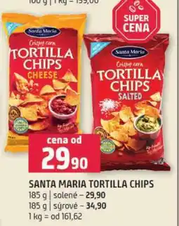 Terno Santa Maria Tortilla chips nabídka