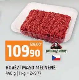 Terno Hovězí maso mělněné nabídka