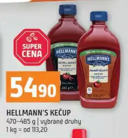 Terno Hellmann’s kečup nabídka
