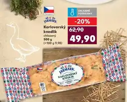 Kaufland Karlovarský knedlík nabídka