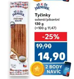 Kaufland Tyčinky solené/pikantní nabídka