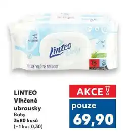 Kaufland LINTEO Vlhčené ubrousky Baby nabídka