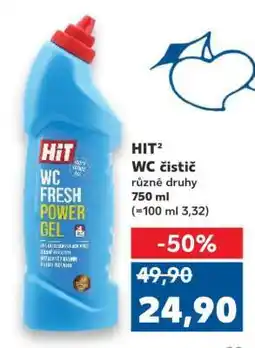Kaufland HIT² WC čistič nabídka