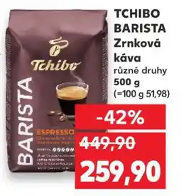 Kaufland Tchibo Barista zrnková káva nabídka