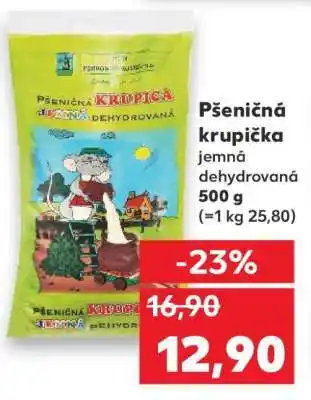 Kaufland Pšeničná krupička jemná dehydrovaná nabídka