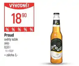 Globus Proud světlý ležák nabídka