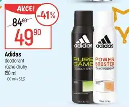 Globus Adidas deodorant různé druhy 150 ml nabídka