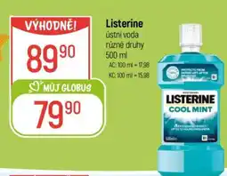 Globus Listerine nabídka