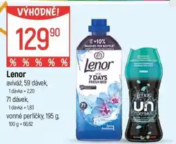 Globus Lenor aviváž a vonné perličky nabídka