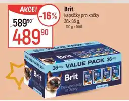 Globus Brit kapsičky pro kočky 36x 85 g nabídka