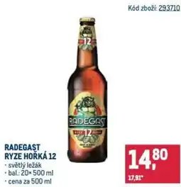 Makro Radegast ryze hořká 12 nabídka