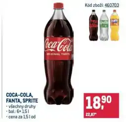 Makro Coca-cola, fanta, sprite nabídka