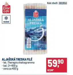 Makro Aljašská treska filé nabídka