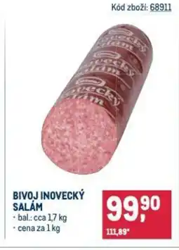Makro Bivoj inovecký salám nabídka