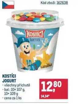 Makro Kostíci jogurt nabídka