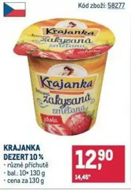 Makro Krajanka dezert 10% nabídka