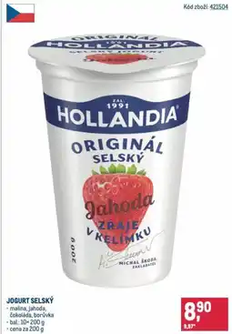 Makro Jogurt selský nabídka