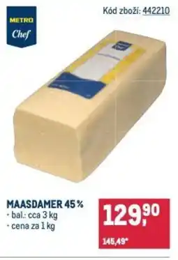 Makro Maasdamer 45% nabídka