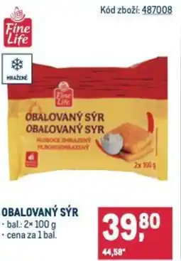 Makro Obalovaný sýr nabídka