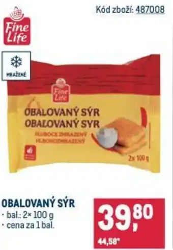 Makro Obalovaný sýr nabídka