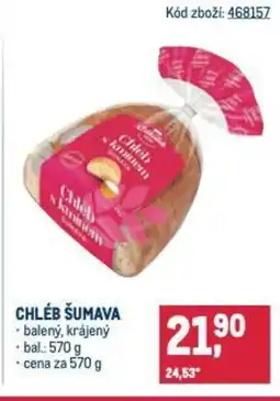 Makro Chléb šumava nabídka