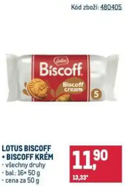 Makro Lotus biscoff + biscoff krém nabídka