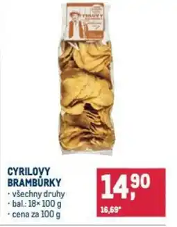 Makro Cyrilovy brambůrky nabídka