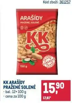 Makro Kk arašídy prazené solené nabídka