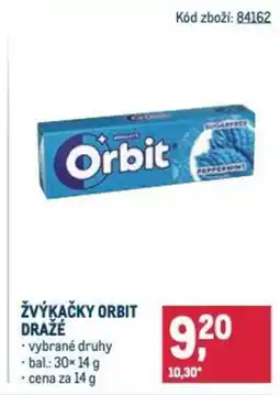 Makro Žvýkačky orbit dražé nabídka