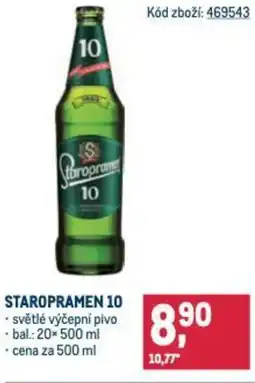 Makro Staropramen 10 nabídka