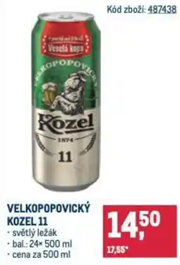 Makro Velkopopovický kozel 11 nabídka