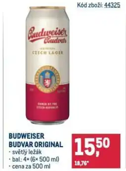 Makro Budweiser budvar original nabídka