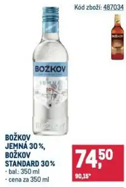 Makro Božkov jemná 30%, božkov standard 30% nabídka