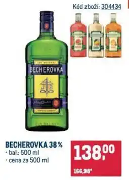 Makro Becherovka 38% nabídka