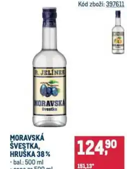 Makro Moravská švestka, hruška 38% nabídka