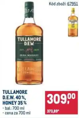 Makro Tullamore d.e.w. 40%, honey 35% nabídka