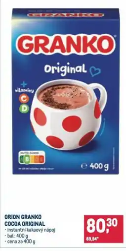 Makro Orion granko cocoa original nabídka