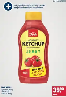 Makro Spak kečup nabídka