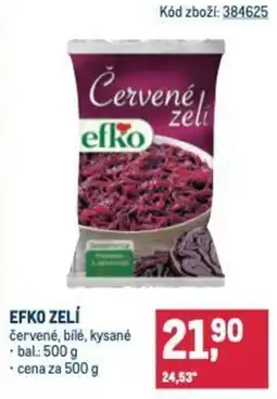 Makro Efko zelí nabídka