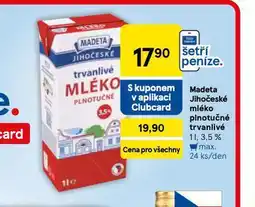 Tesco Trvanlivé mléko 3,5% nabídka