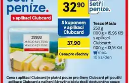 Tesco Máslo nabídka
