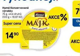 Tesco Hamé konzervované výrobky nabídka