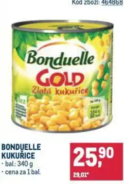 Makro Bonduelle kukuřice nabídka