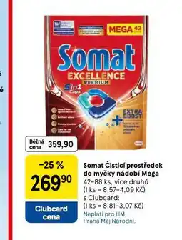 Tesco Somat čistící prostředek do myčky nádobí mega nabídka