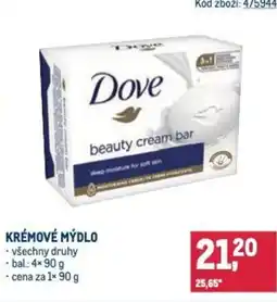 Makro Dove krémové mýdlo nabídka