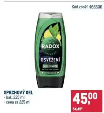 Makro Radox Sprchový gel nabídka