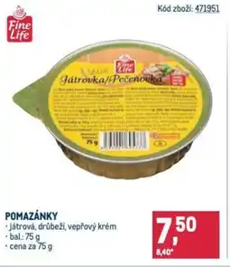 Makro Fine Life Pomazánky nabídka